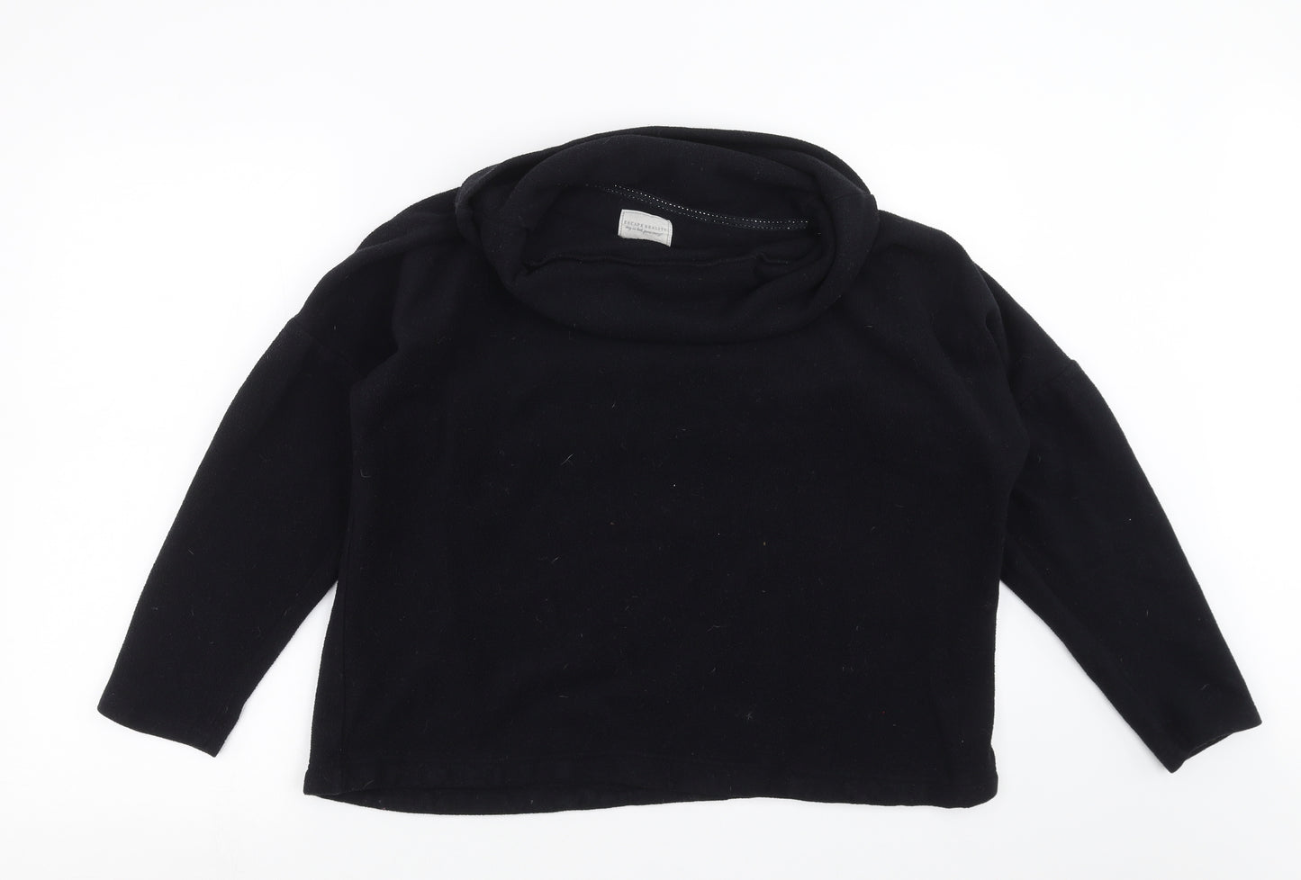 NEXT Womens Black  Fleece Pullover Jumper Size M  - loungewear
