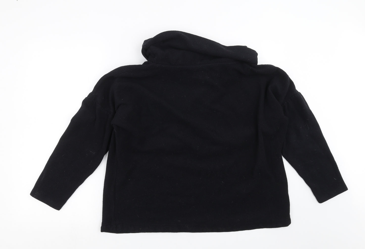 NEXT Womens Black  Fleece Pullover Jumper Size M  - loungewear
