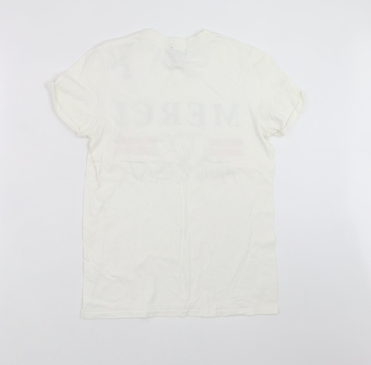 Topshop Womens Ivory   Basic T-Shirt Size S  - merci