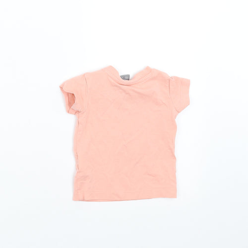PUMA Girls Pink   Basic T-Shirt Size 3-6 Months  - 2-4 months