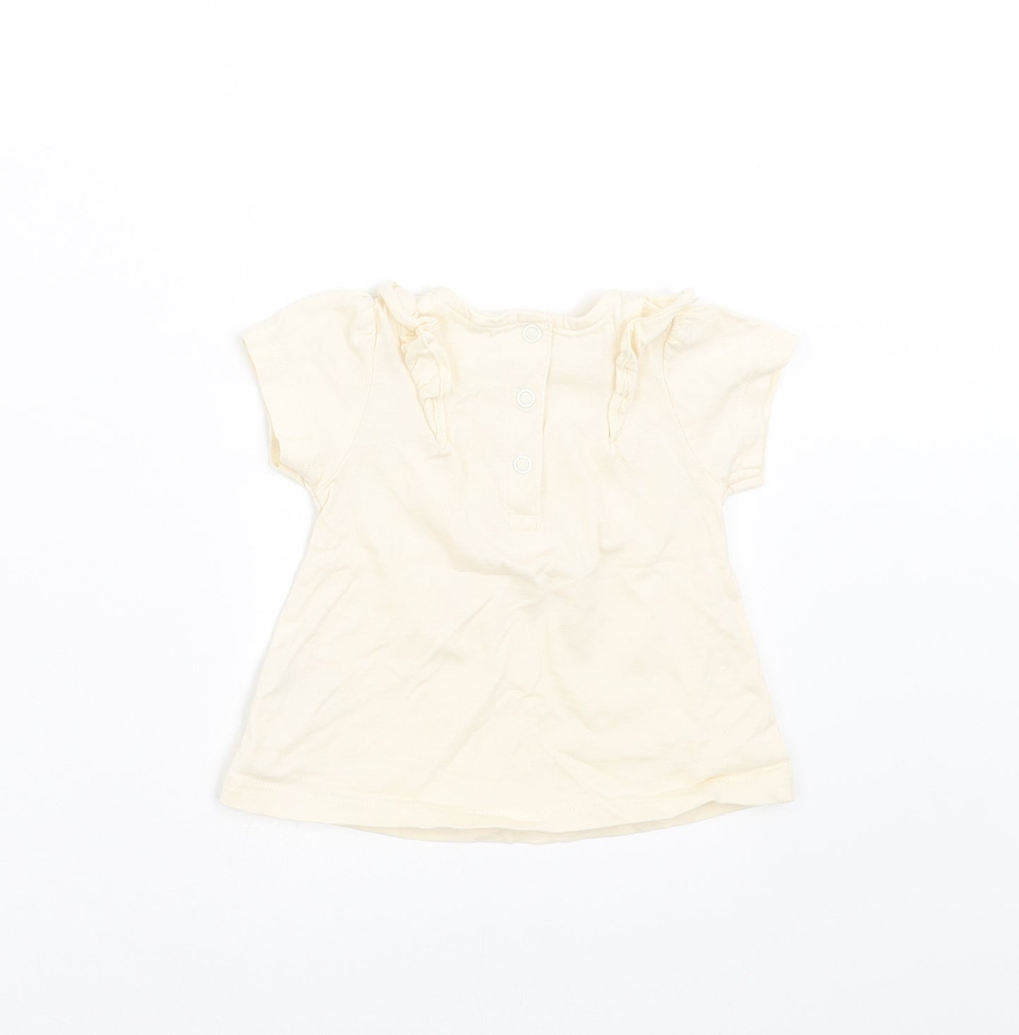 TU Baby Ivory   Basic T-Shirt Size 3-6 Months  - TINY & HAPPY