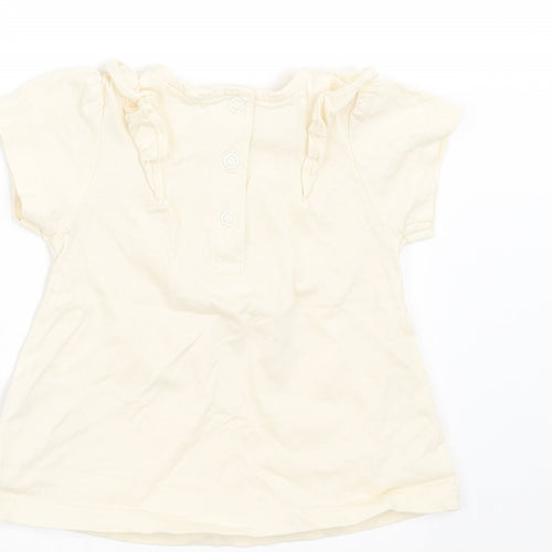 TU Baby Ivory   Basic T-Shirt Size 3-6 Months  - TINY & HAPPY