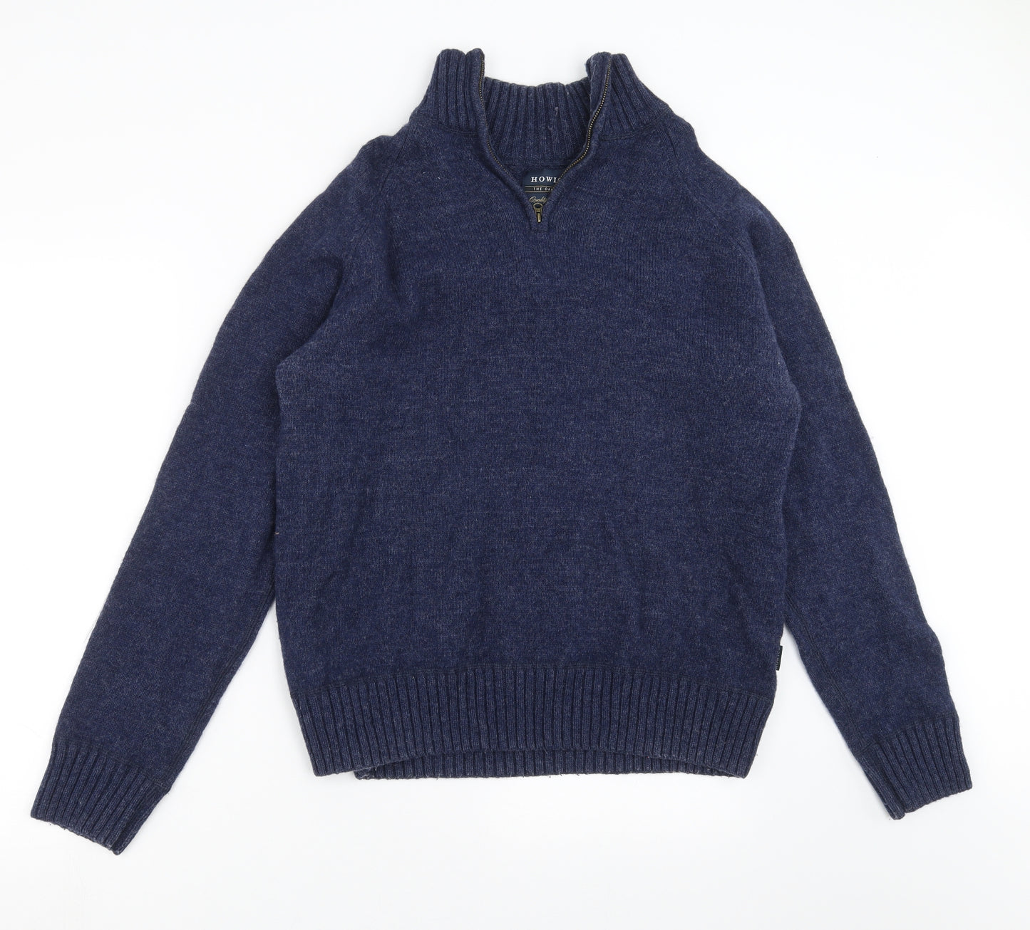 HOWICK Mens Blue   Pullover Jumper Size L