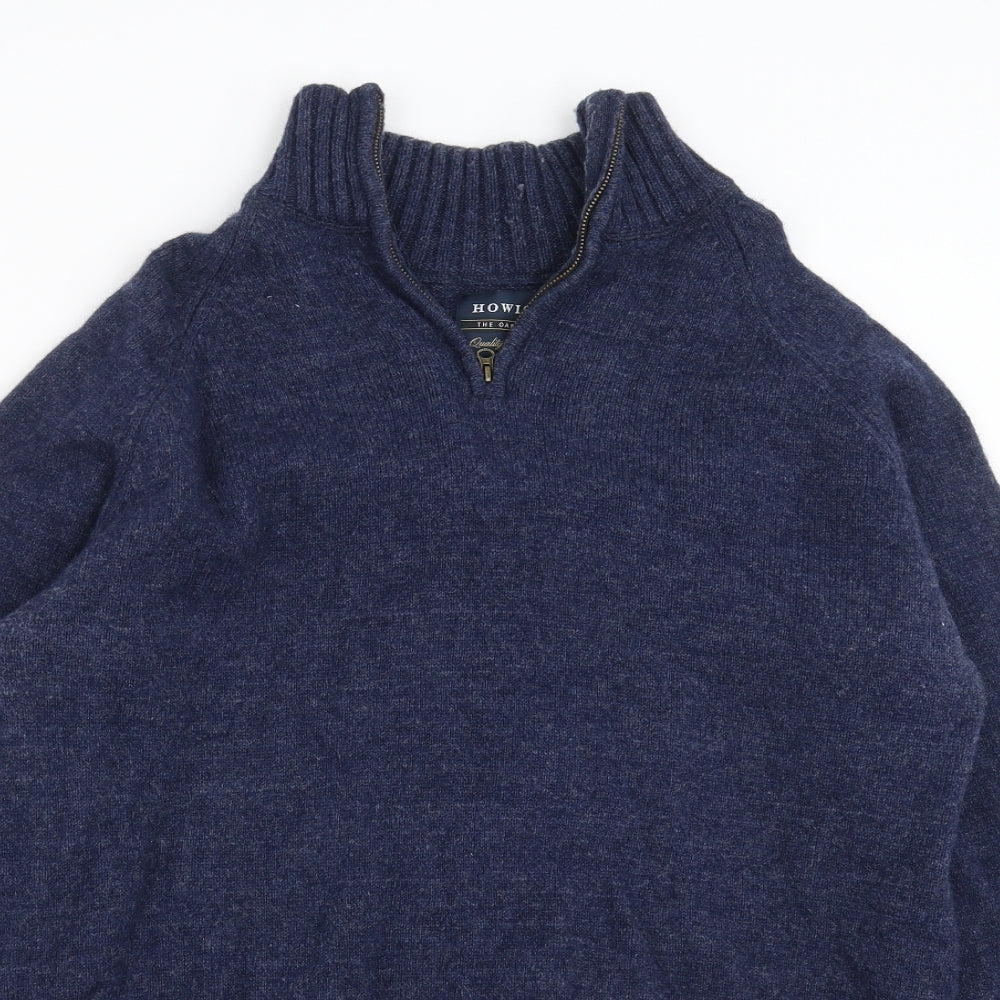 HOWICK Mens Blue   Pullover Jumper Size L