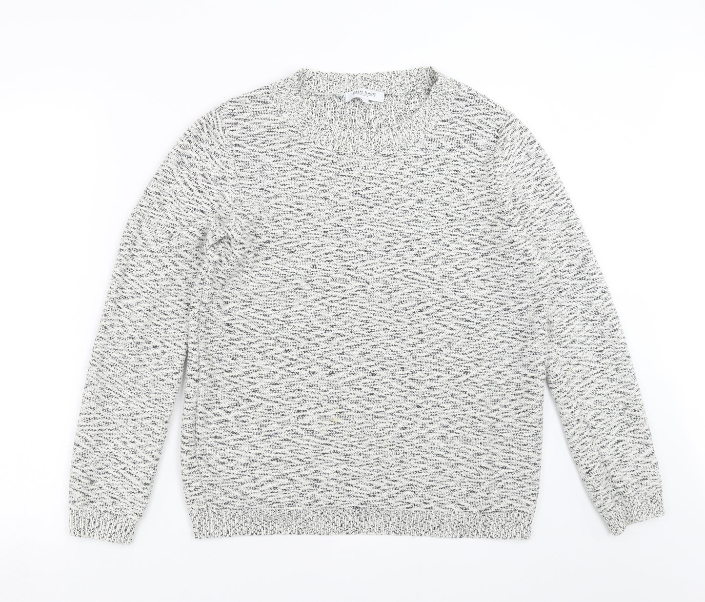GREAT PLAINS Womens Grey  Knit Pullover Jumper Size 10