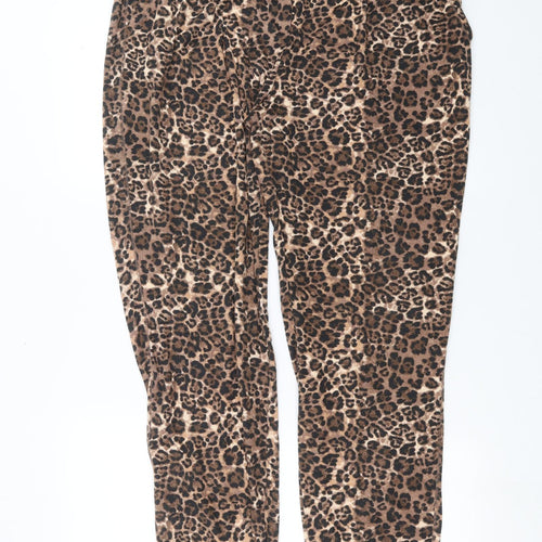 Very Womens Brown Animal Print   Pyjama Pants Size 16