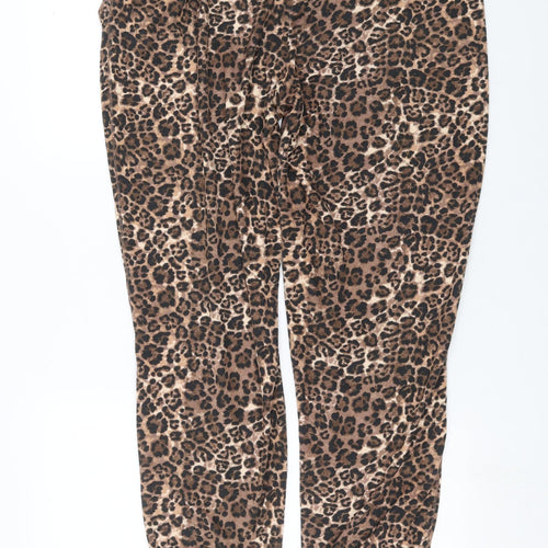 Very Womens Brown Animal Print   Pyjama Pants Size 16