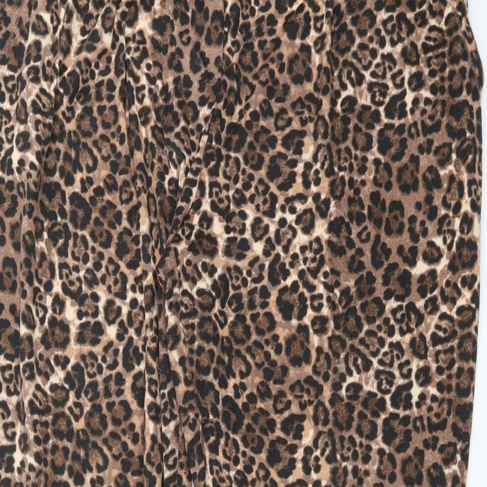Very Womens Brown Animal Print   Pyjama Pants Size 16