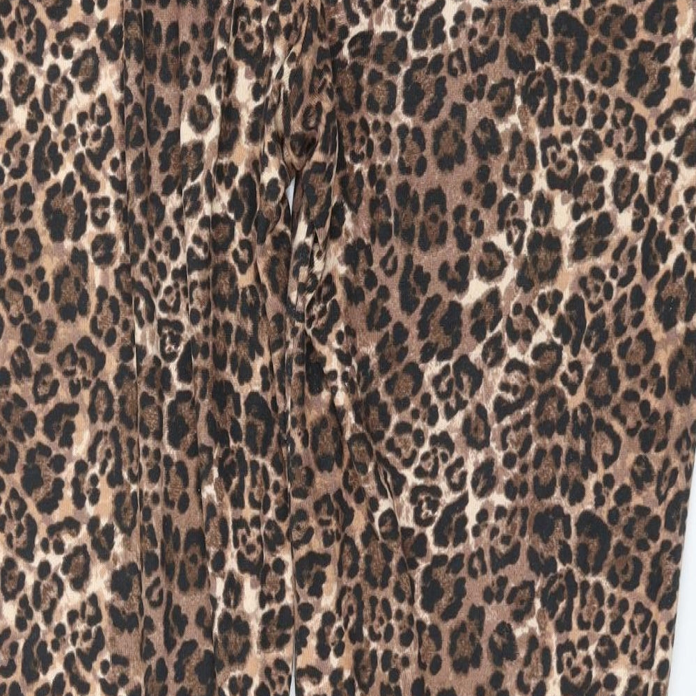 Very Womens Brown Animal Print   Pyjama Pants Size 16