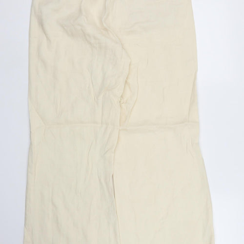 NEXT Womens Ivory Floral  Trousers  Size 12 L28 in