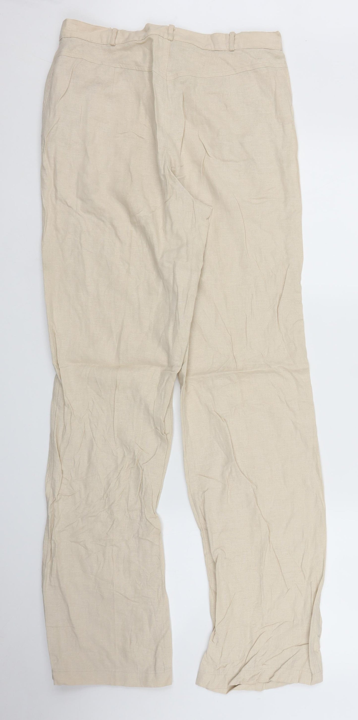 George Womens Beige   Trousers  Size 10 L31 in