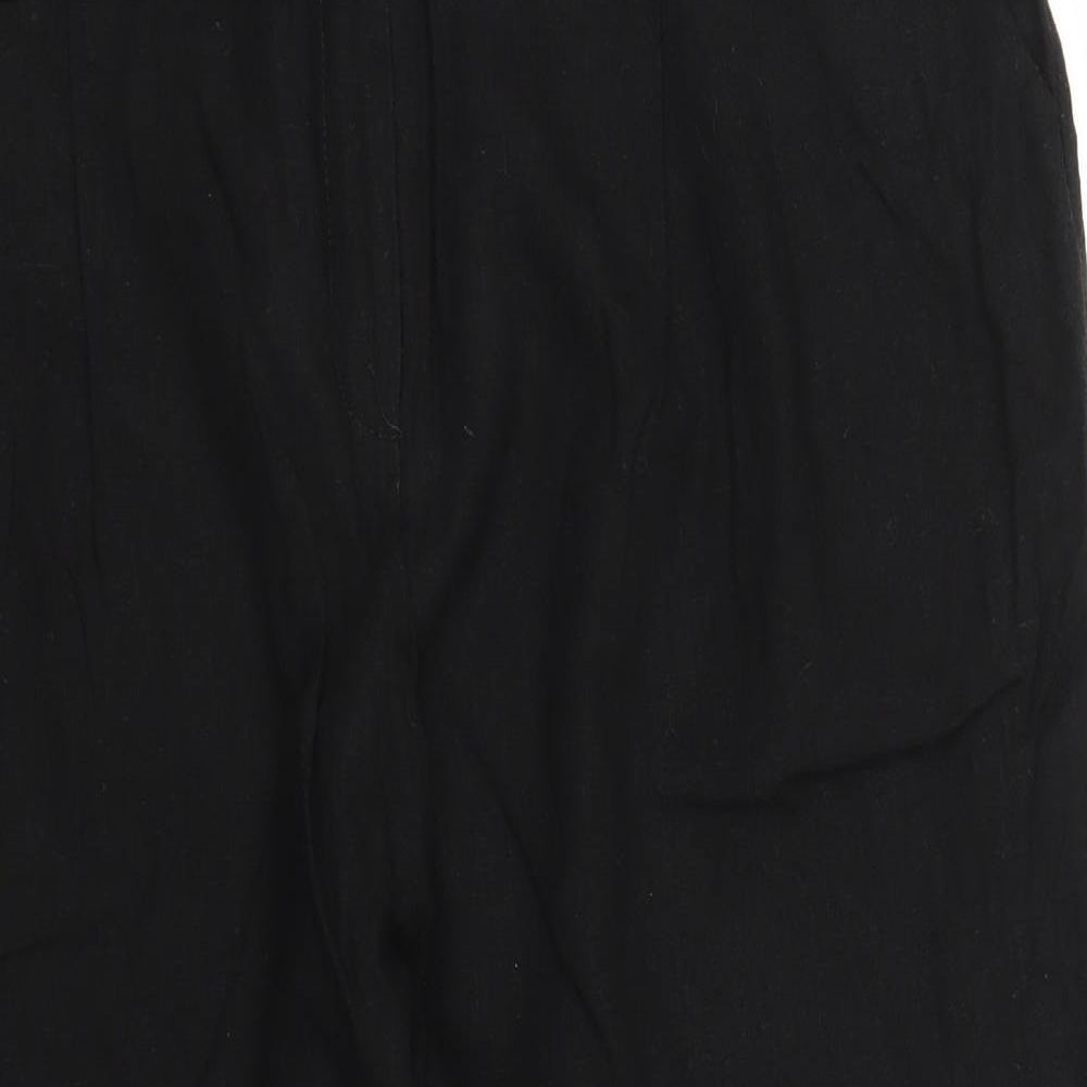 Evie Womens Black   Capri Trousers Size 16 L24 in