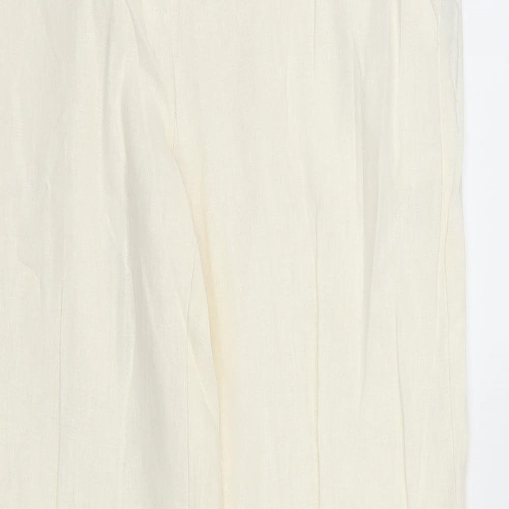 Primark Womens Ivory   Trousers  Size 6 L27 in