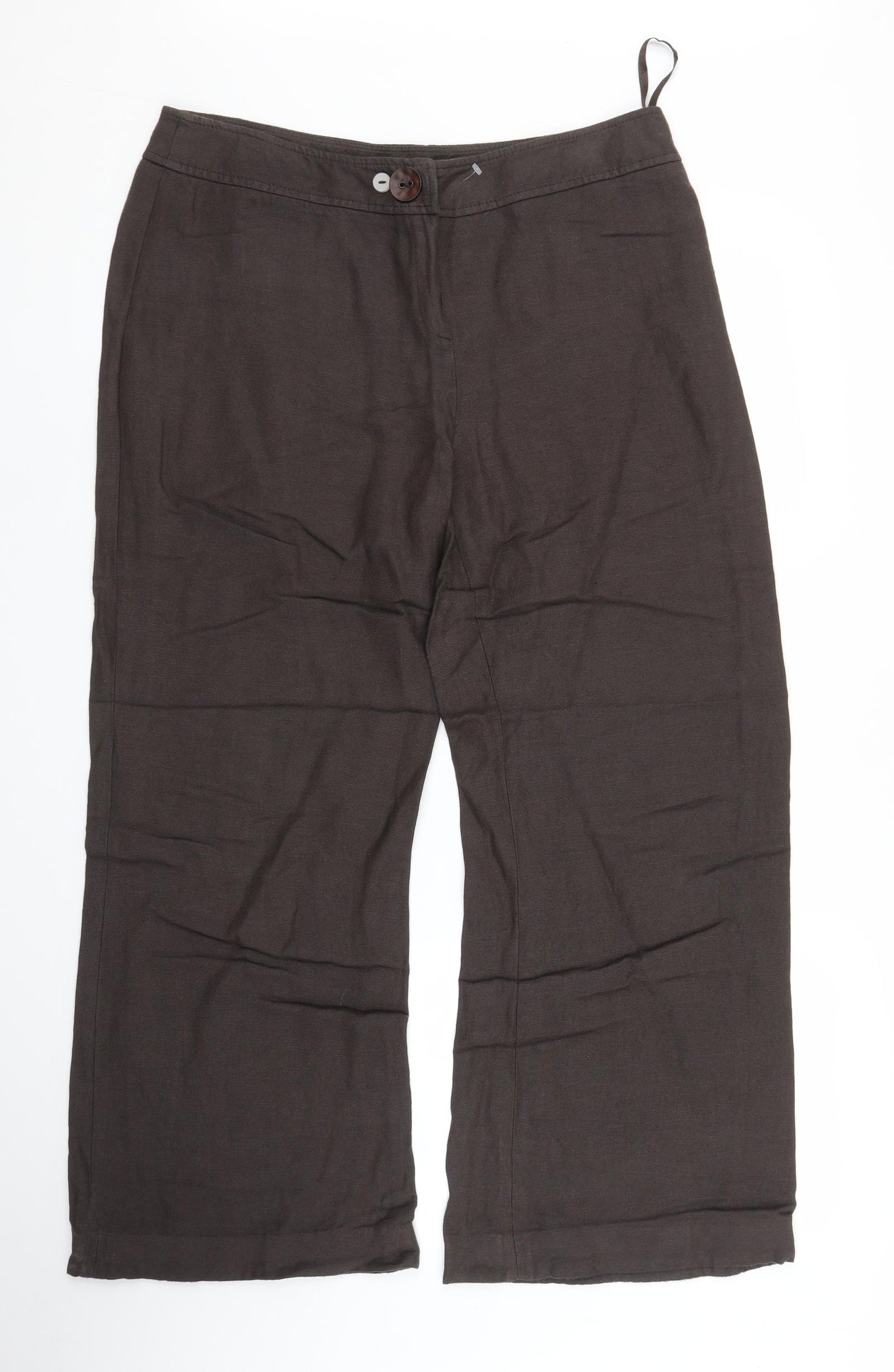 Wallis Womens Brown   Trousers  Size 14 L26 in