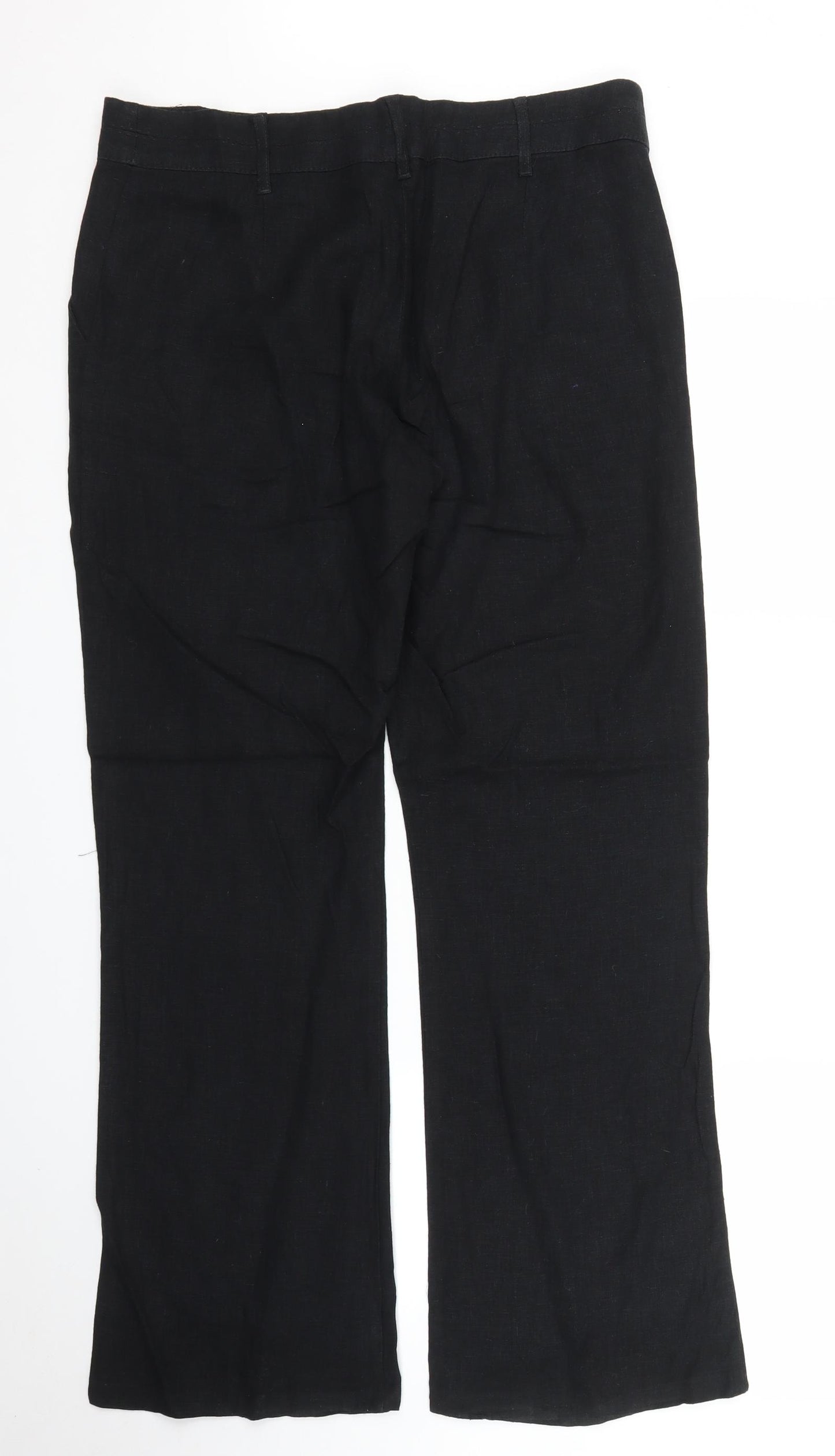 George Womens Black   Trousers  Size 12 L29 in