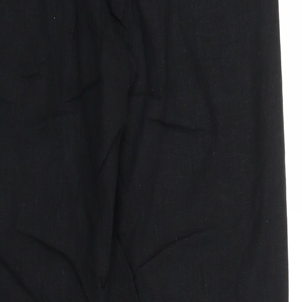 George Womens Black   Trousers  Size 12 L29 in