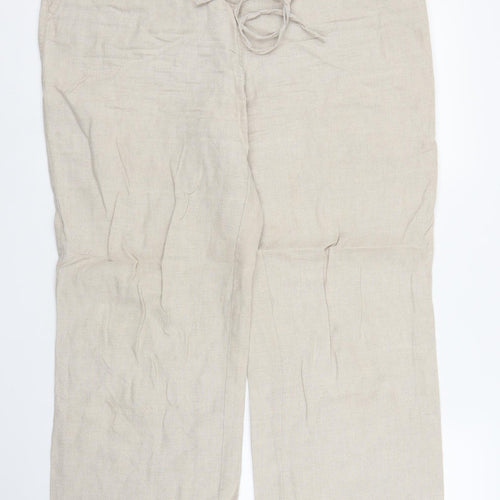 EAST Womens Beige   Trousers  Size 14 L28 in
