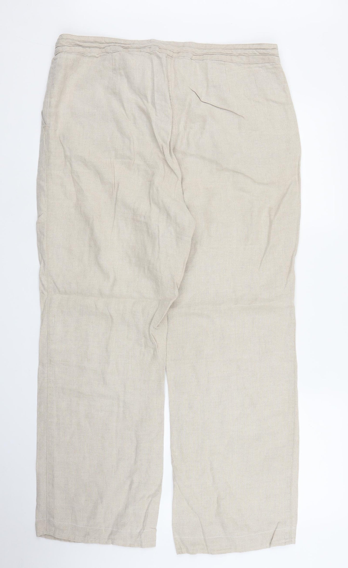EAST Womens Beige   Trousers  Size 14 L28 in