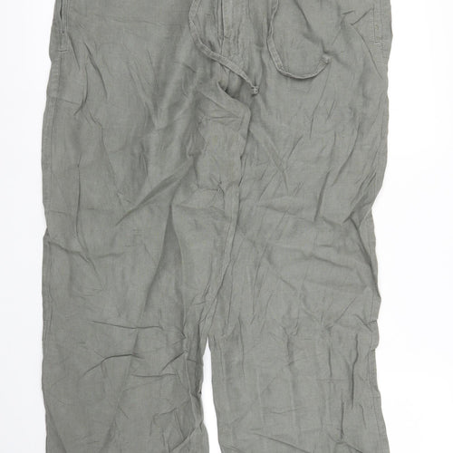 M&S Mens Green   Capri Trousers Size 34 in L33 in