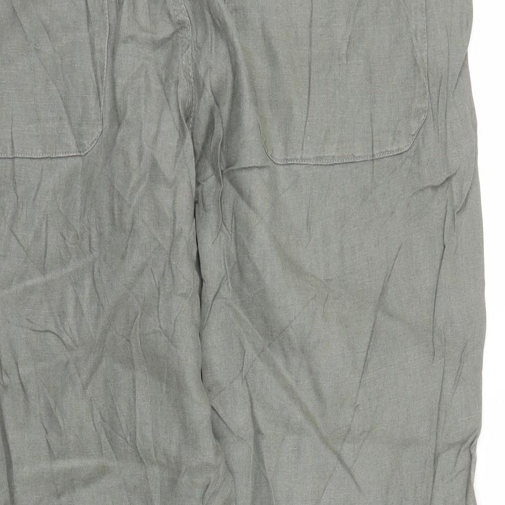 M&S Mens Green   Capri Trousers Size 34 in L33 in