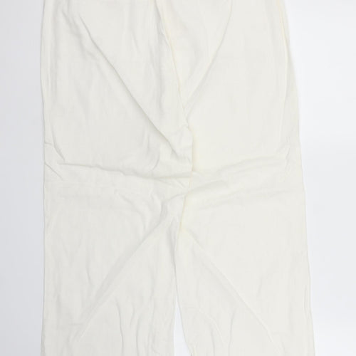Anna Rose Womens White   Trousers  Size 12 L26 in