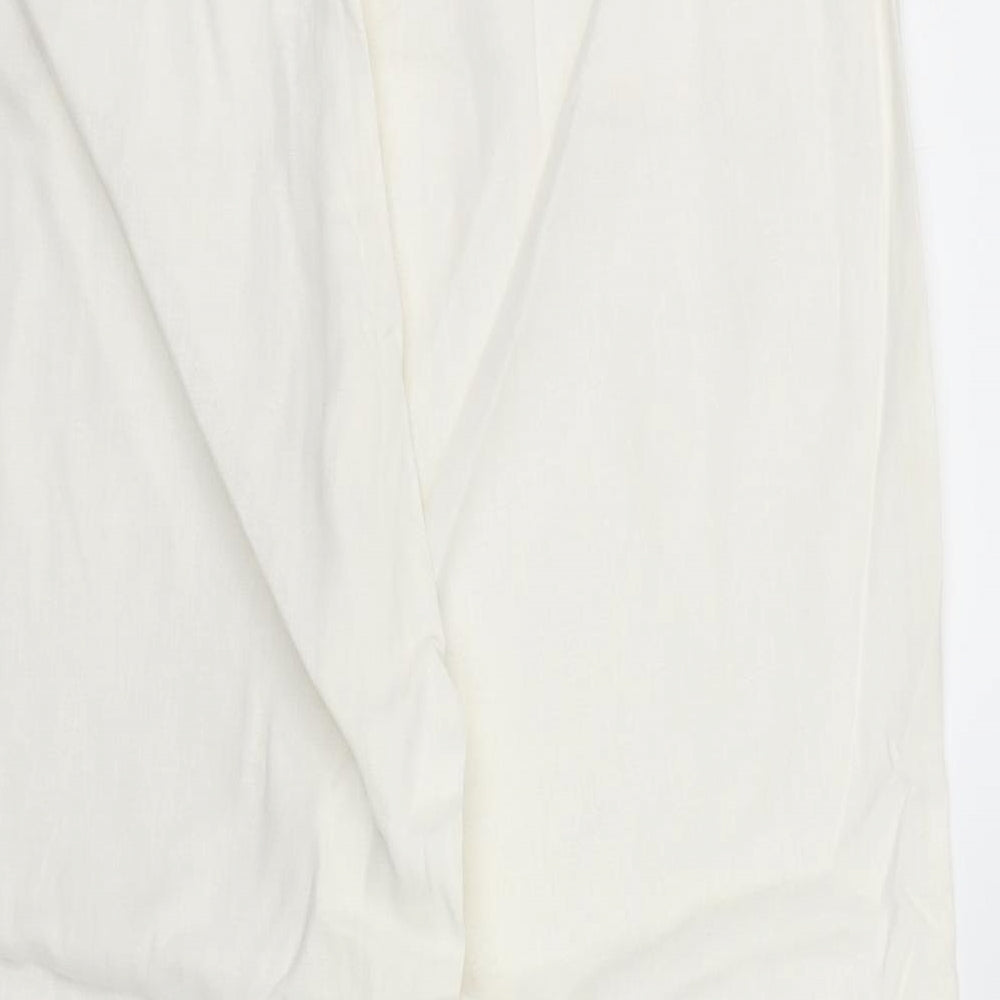 Anna Rose Womens White   Trousers  Size 12 L26 in