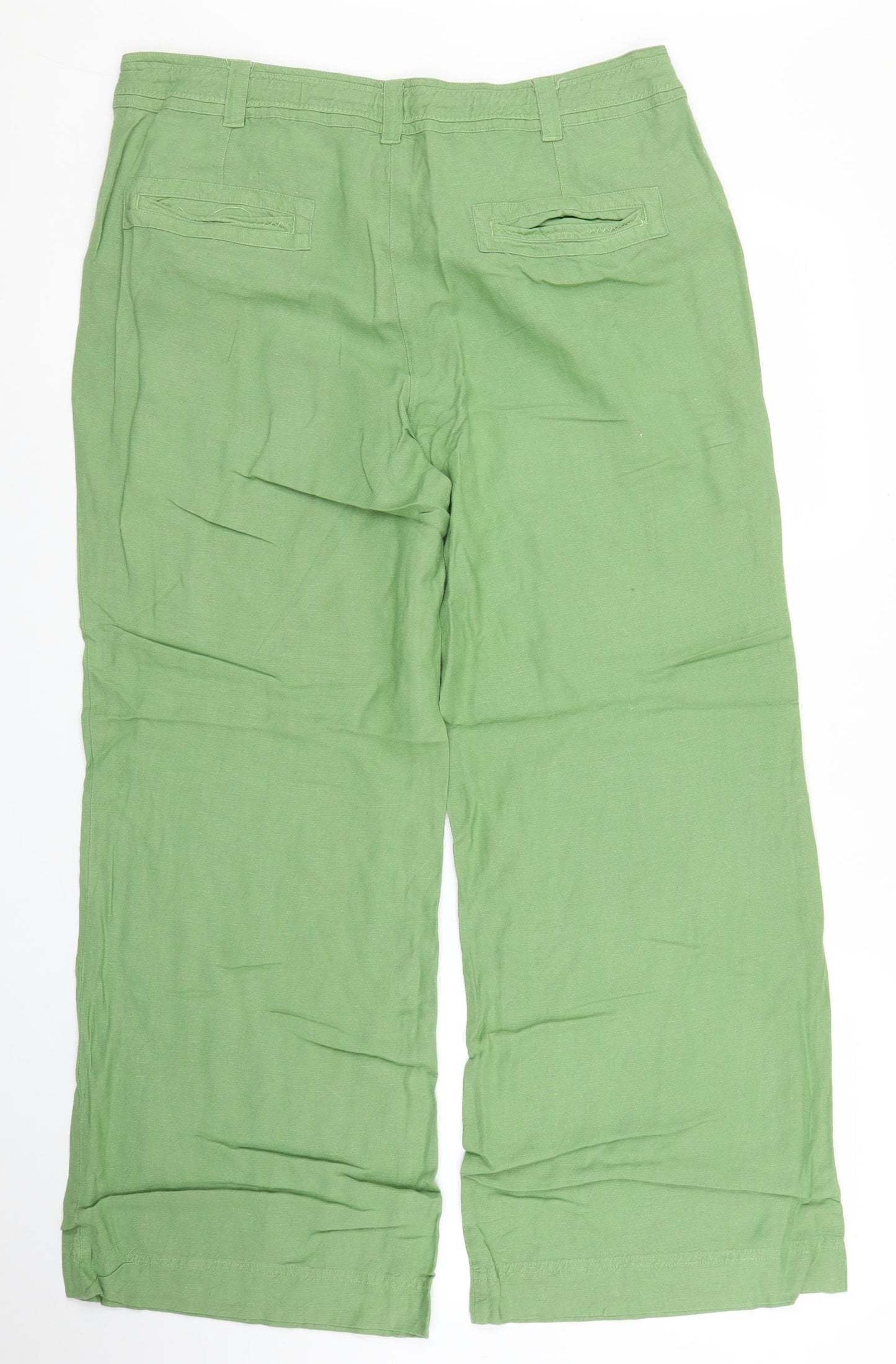 Principles Womens Green   Trousers  Size 16 L27 in