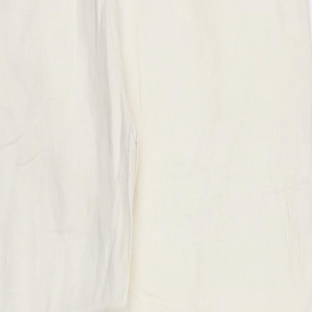 Primark Womens Ivory   Trousers  Size 16 L31 in