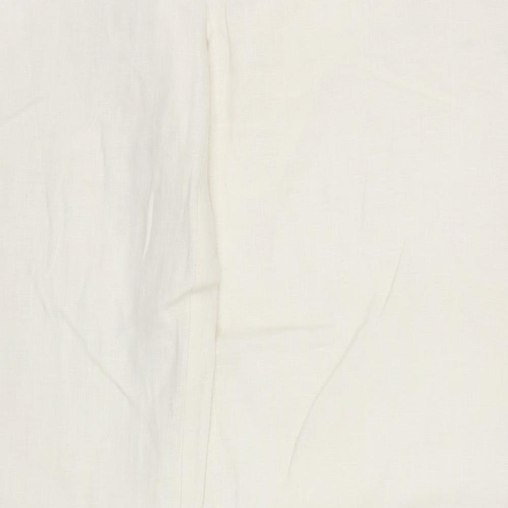Primark Womens Ivory   Trousers  Size 16 L31 in