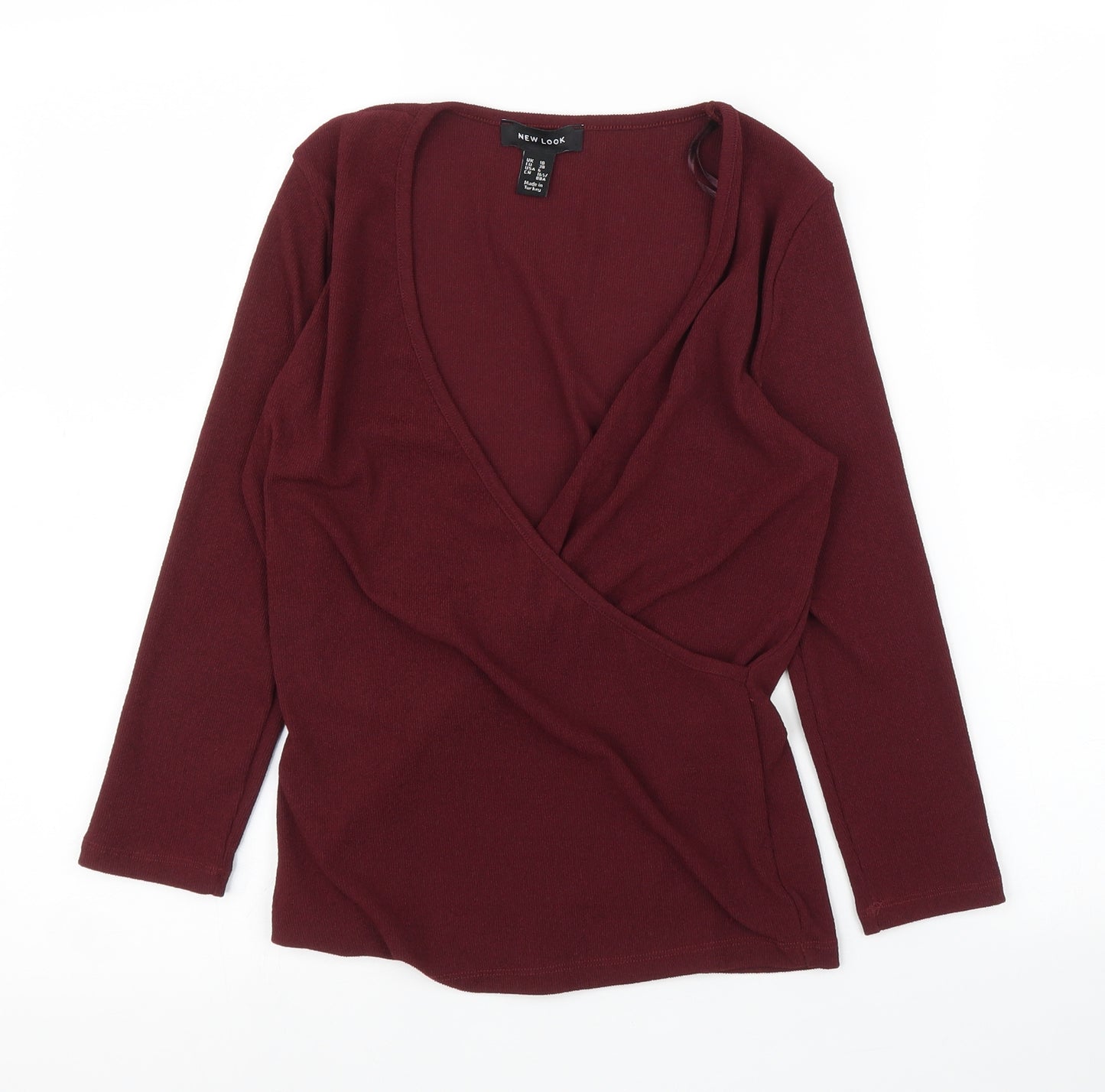 New Look Womens Purple   Basic Blouse Size 10