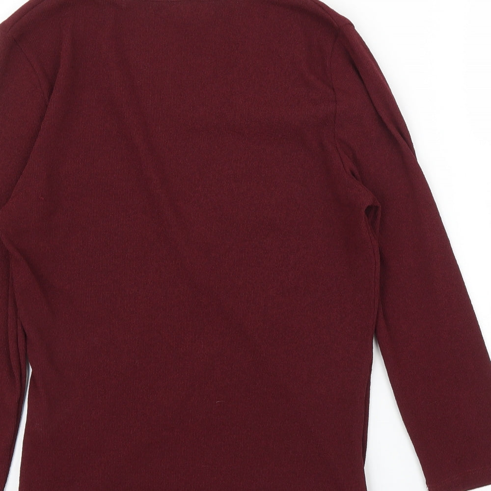New Look Womens Purple   Basic Blouse Size 10