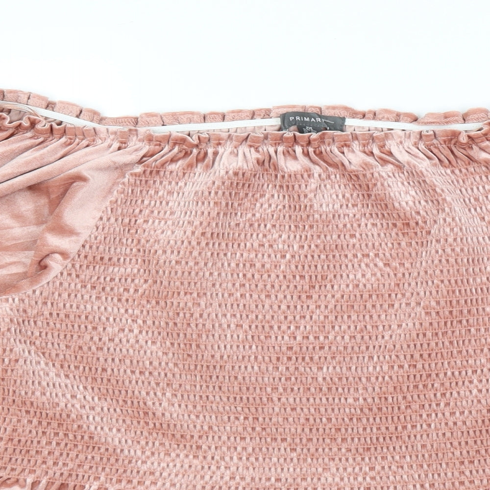 Primark Womens Pink   Basic Blouse Size 2XL