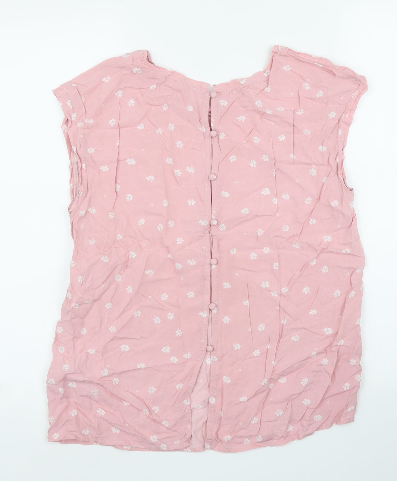 Abercrombie & Fitch Womens Pink Polka Dot  Basic Blouse Size S