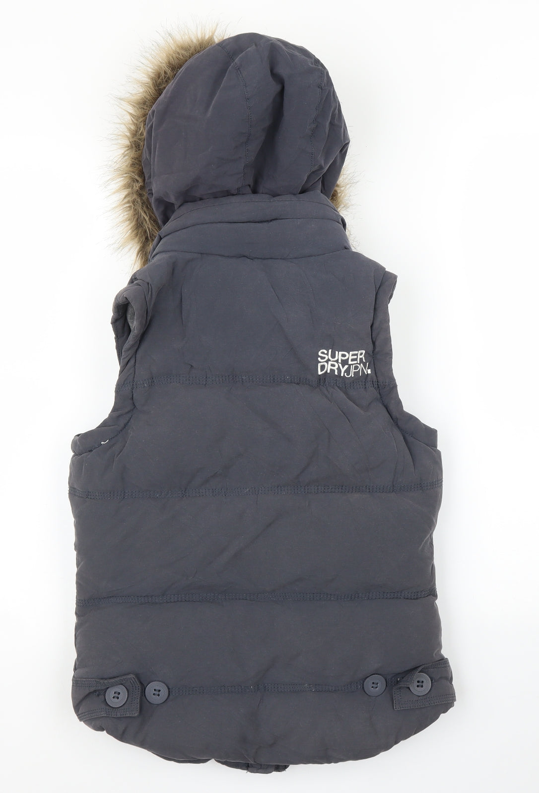 Superdry Mens Blue   Gilet Coat Size XS