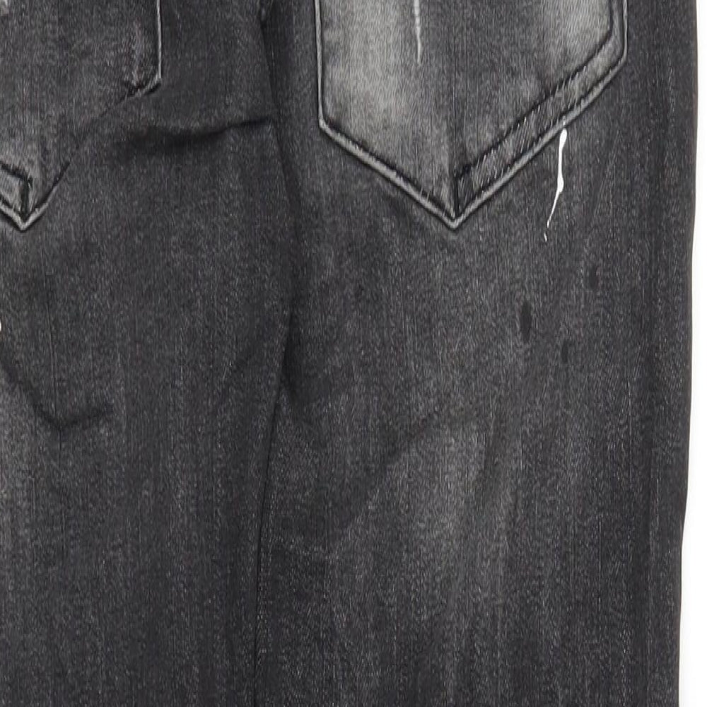 Alessandro Zavetti Mens Black  Denim Skinny Jeans Size 28 in L28 in