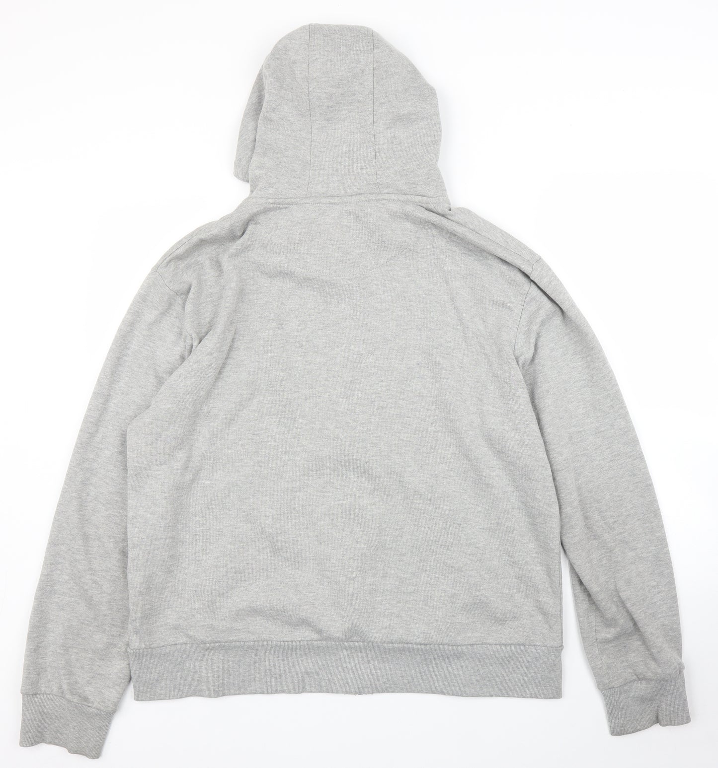 Peacocks Mens Grey   Full Zip Hoodie Size XL