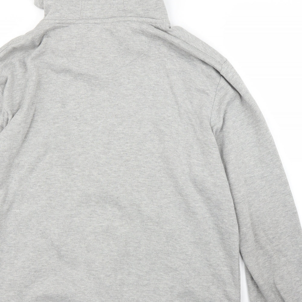 Peacocks Mens Grey   Full Zip Hoodie Size XL