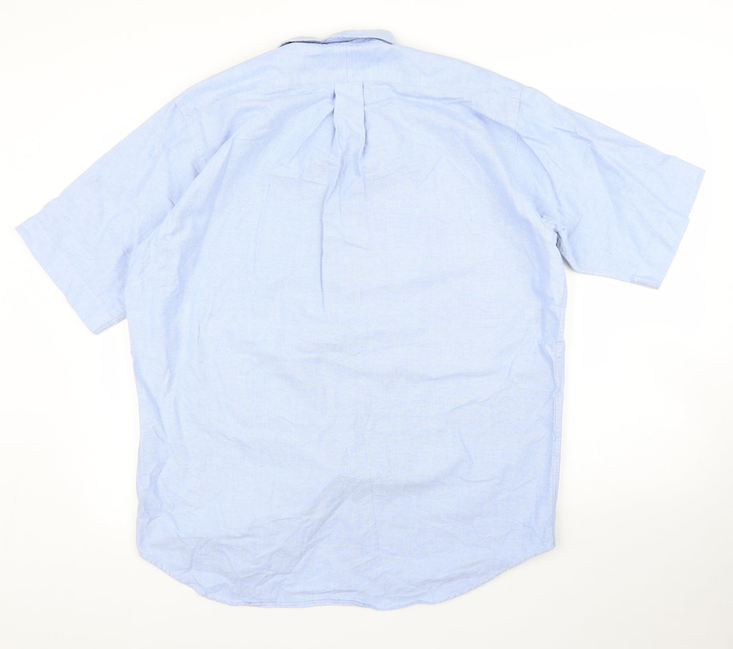 Thomas Burberry Mens Blue    Button-Up Size L