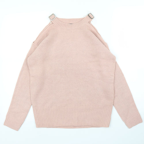Select Womens Pink   Pullover Jumper Size S