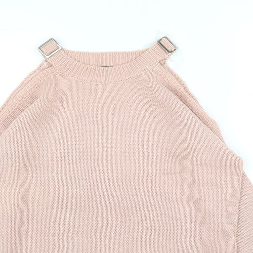 Select Womens Pink   Pullover Jumper Size S