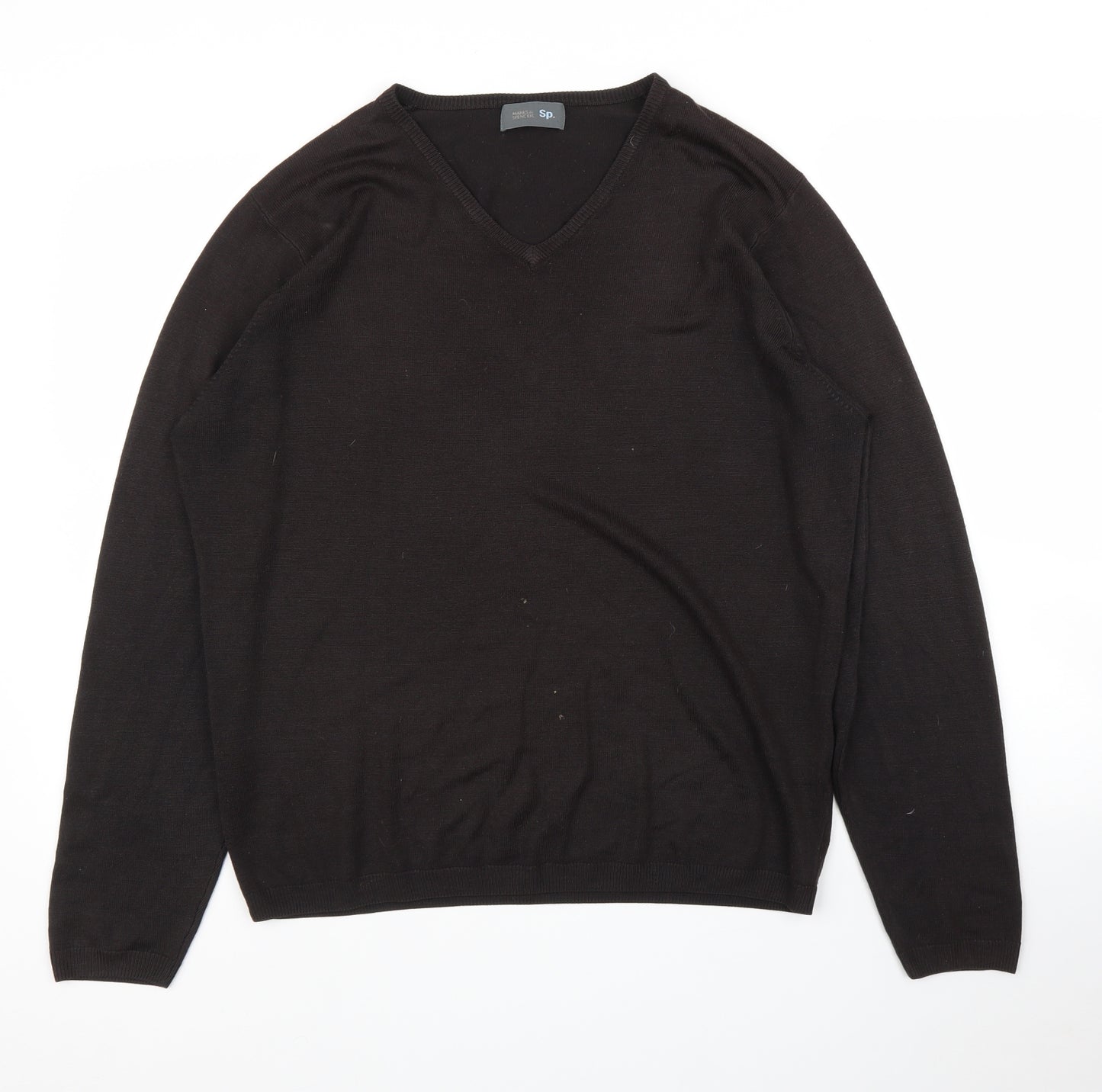 M&S Mens Brown   Pullover Jumper Size M