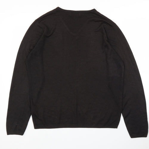 M&S Mens Brown   Pullover Jumper Size M