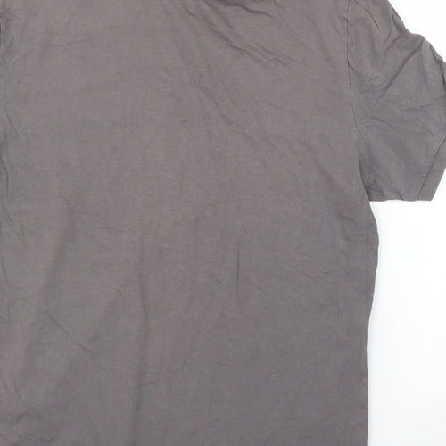 ASOS Mens Grey Geometric   Polo Size L