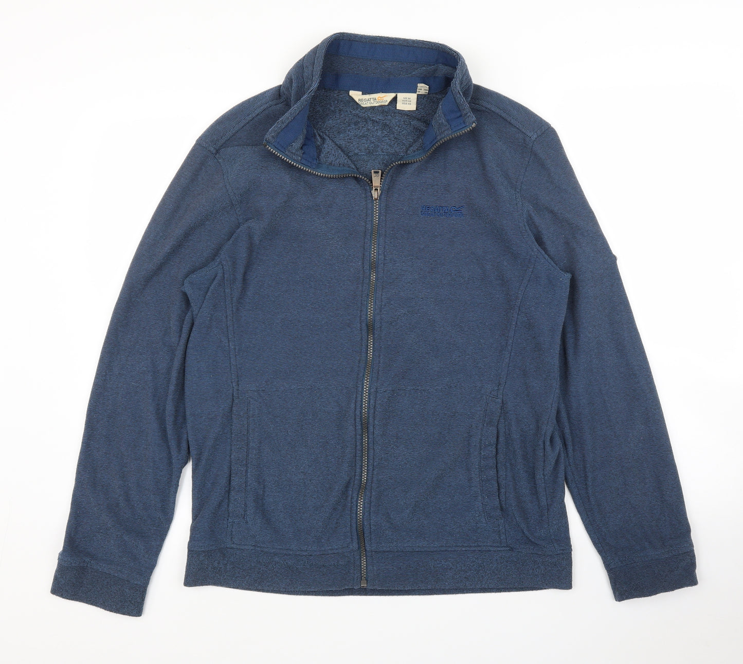 Regatta Mens Blue   Full Zip Jumper Size M