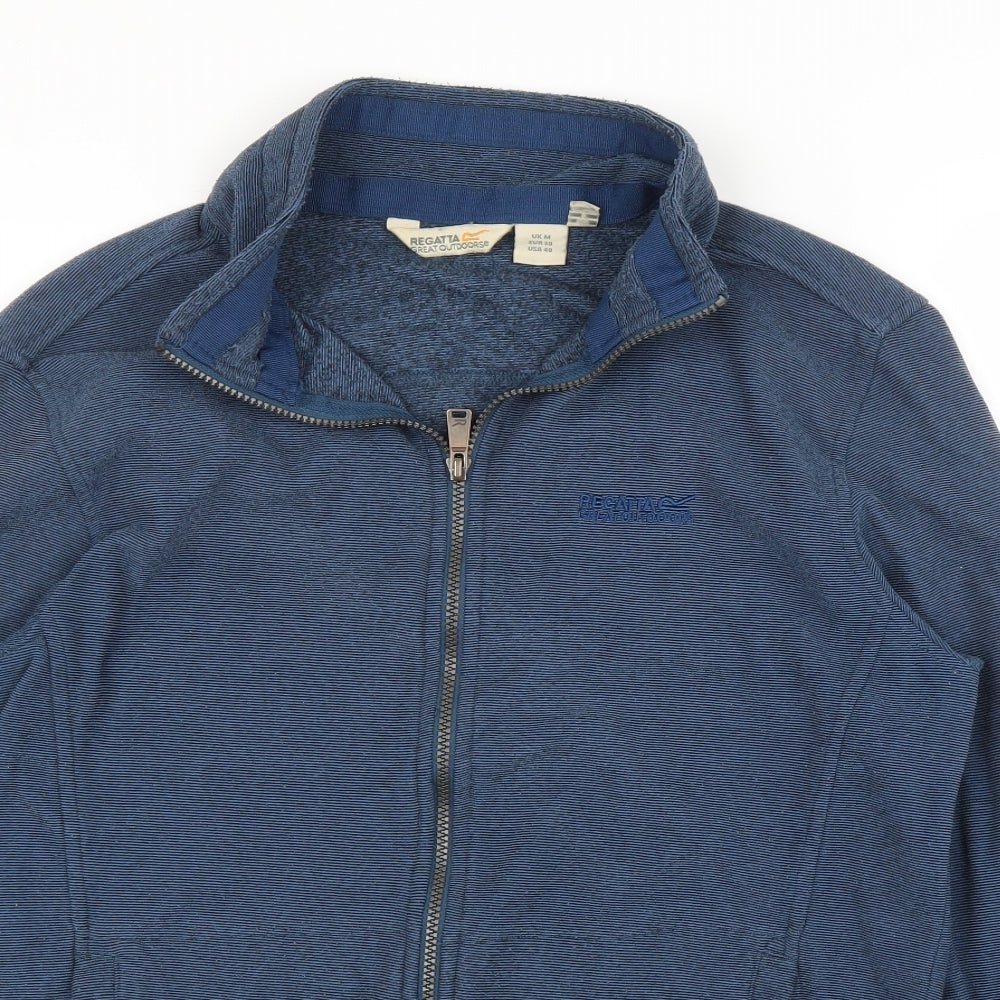 Regatta Mens Blue   Full Zip Jumper Size M