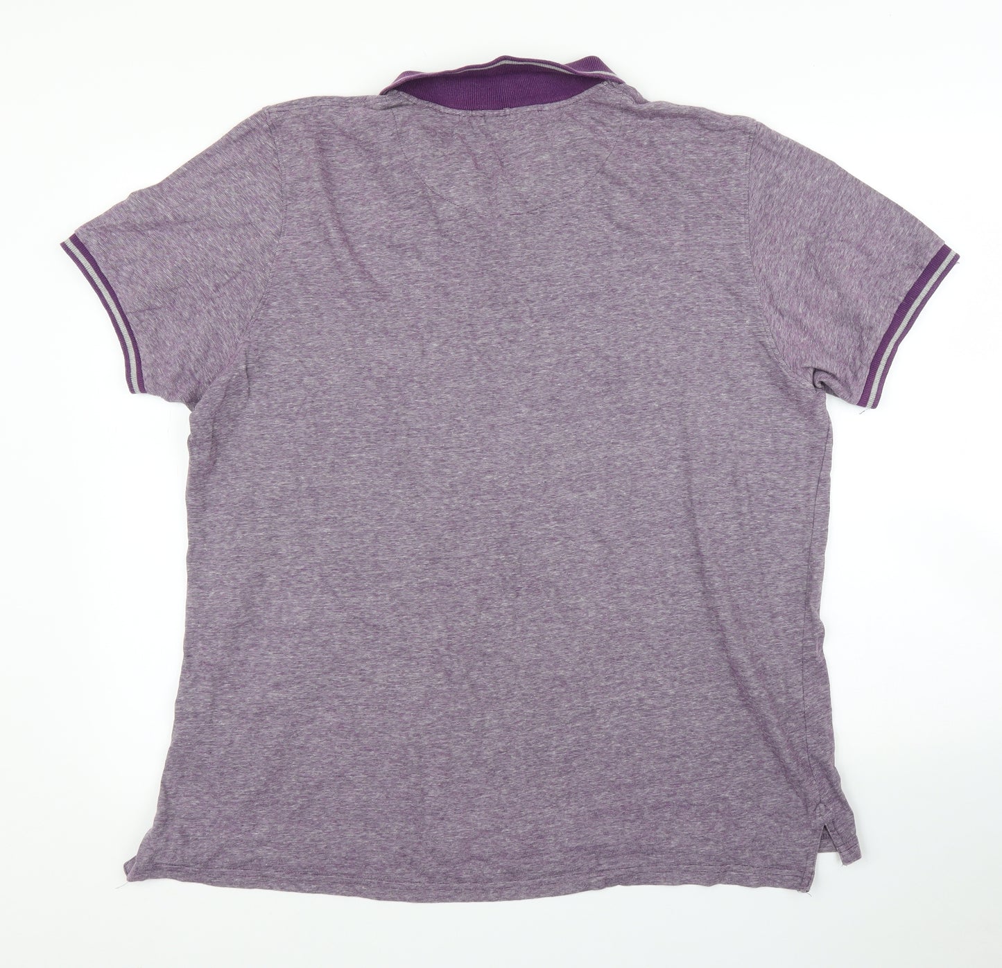 Pierre Cardin Mens Purple    Polo Size 2XL