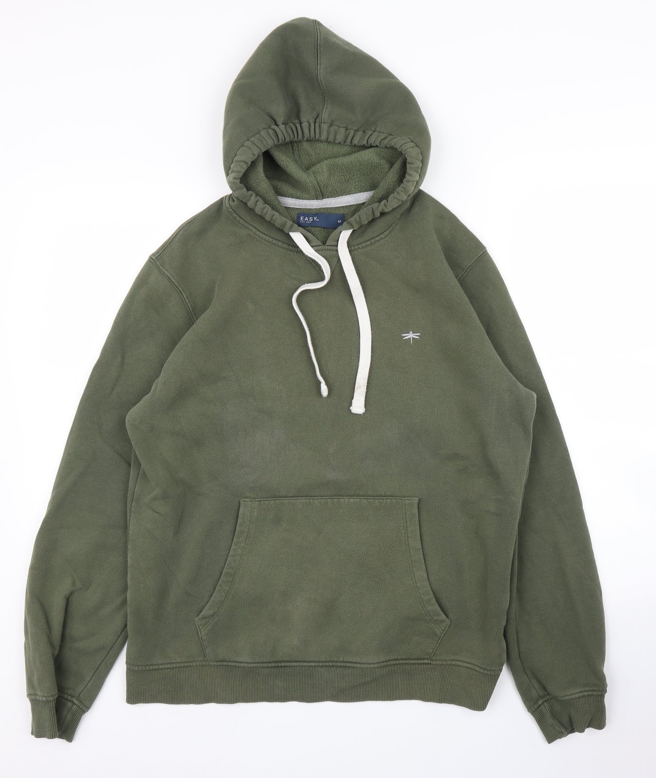 Easy Mens Green   Pullover Hoodie Size M