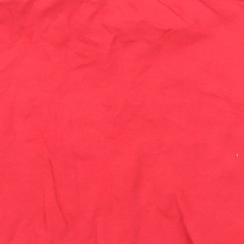 Preworn Boys Red   Basic T-Shirt Size 12-18 Months