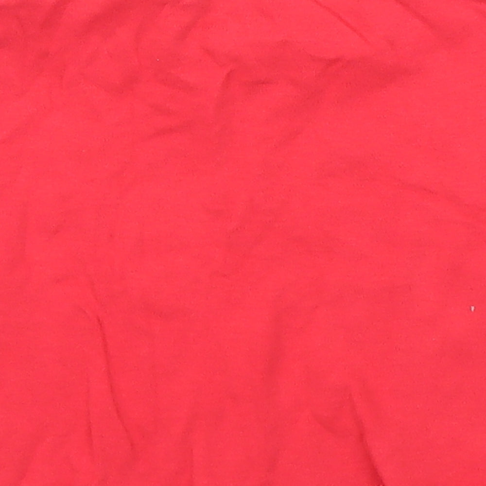 Preworn Boys Red   Basic T-Shirt Size 12-18 Months