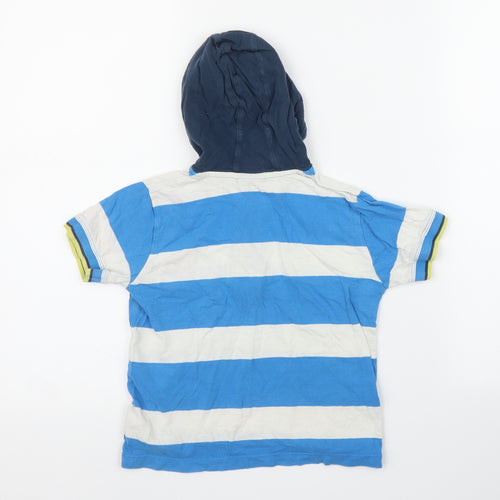 NEXT Boys Blue Striped  Basic T-Shirt Size 3 Years